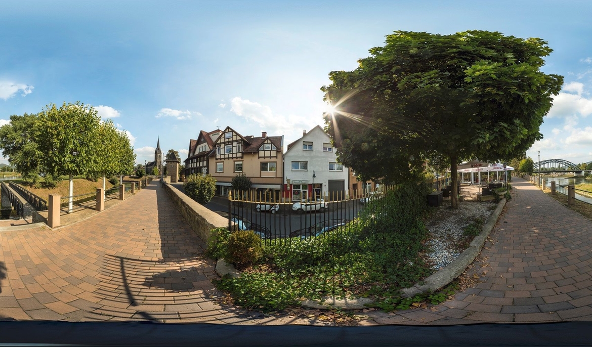 Bruecke Alter Hafen U Weserbogen