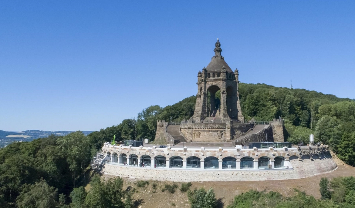Luftbild Des Kaiser Wilhelm Denkmals