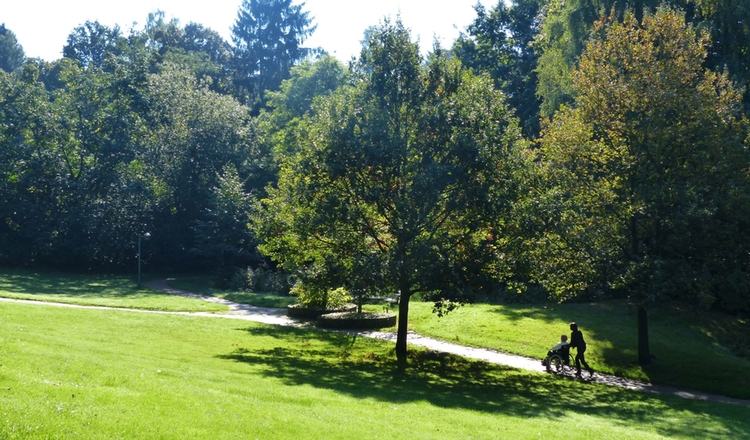 Spaziergang Im Kurpark Porta Westfalica