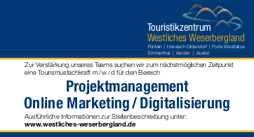 Stellenanzeige TWW 2019 klein Stellenanzeige TWW 2019 klein