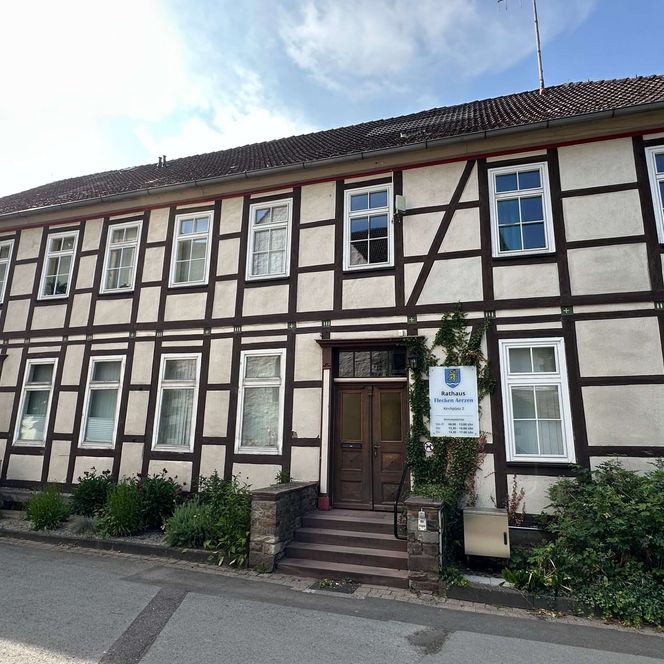 Rathaus, alter Fachwerkbau, Aerzen
