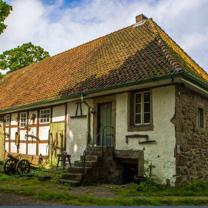 Schaumburg - altes Stallgebäude am Pallas, Rinteln