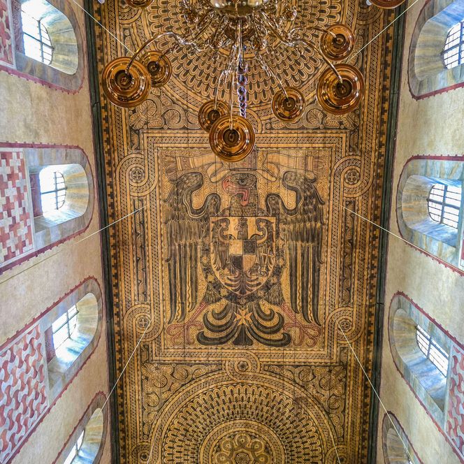 Stift Fischbeck - Deckenmalerei, Hessisch Oldendorf