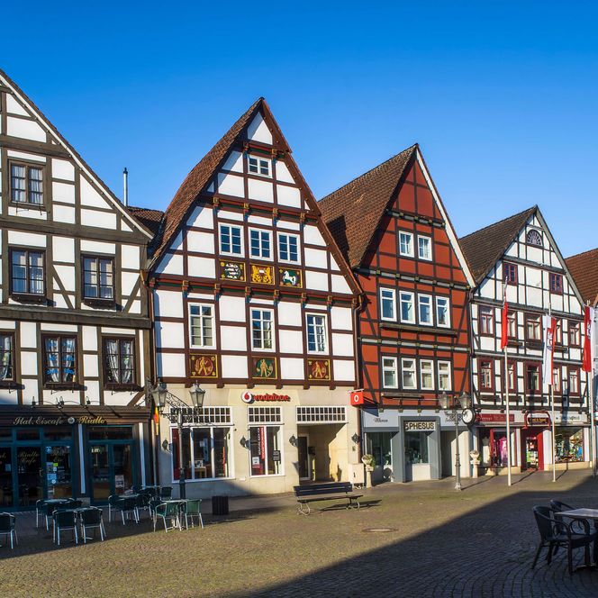 Historischer Markplatz - Fachwerk, Rinteln