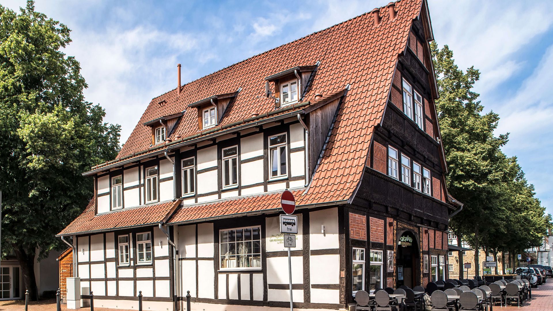 Altes Bürgerhaus mit Fachwerk - heutiges Mosquito, Rinteln