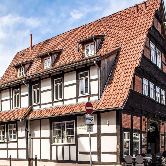 Altes Bürgerhaus mit Fachwerk - heutiges Mosquito, Rinteln