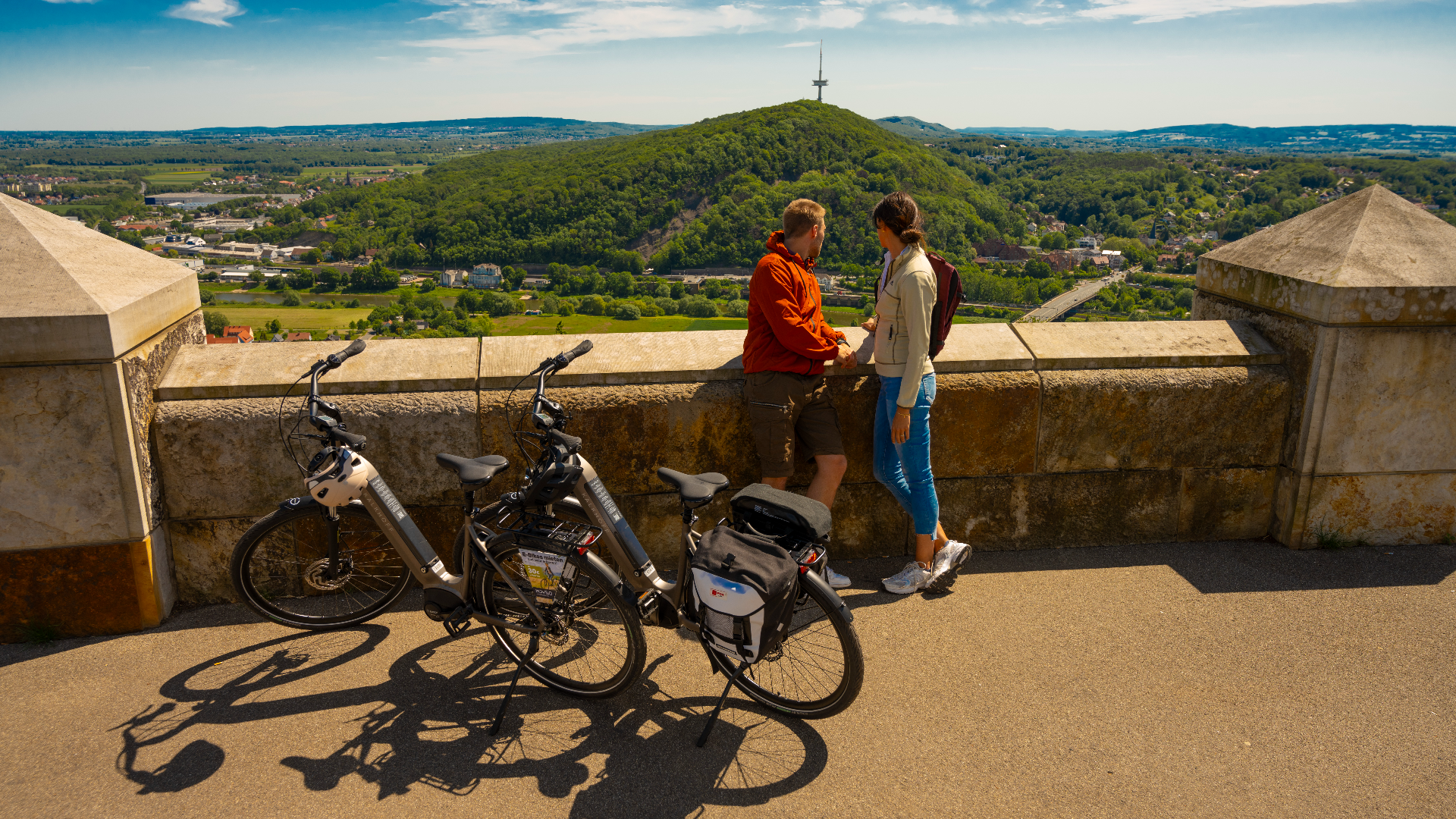 Mit dem Rad zum Kaiser-Wilhelm-Denkmal
