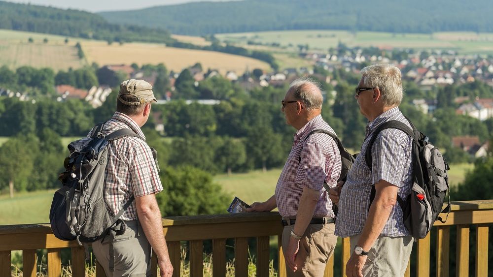 Ausblick vom Hotel Waldquelle über Aerzen